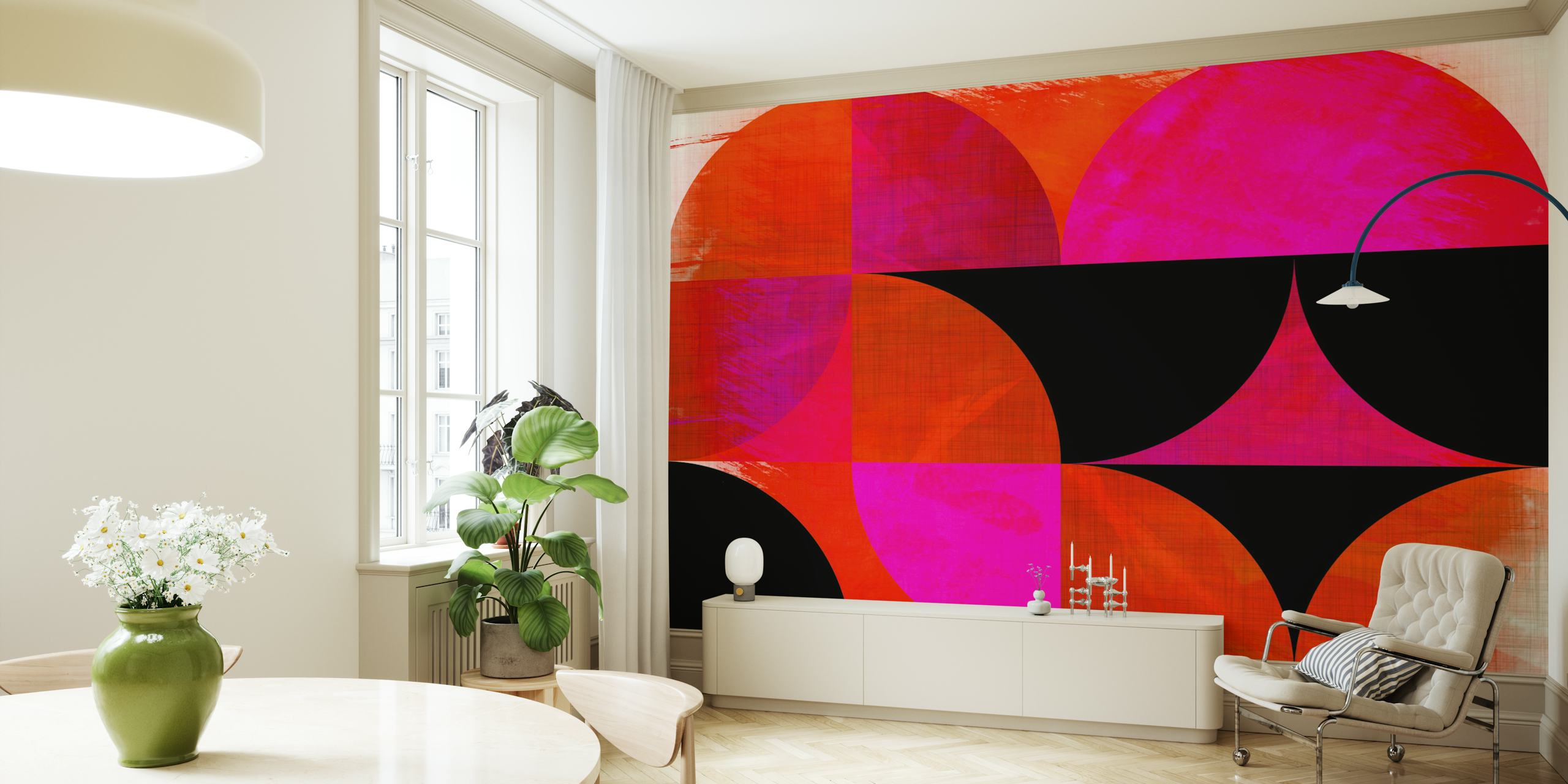 Avant Garde Bauhaus wallpaper design